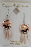 Copper Reflections Earrings