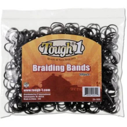 Tough 1 Braiding Bands - clear