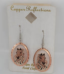 Copper Reflections Earrings