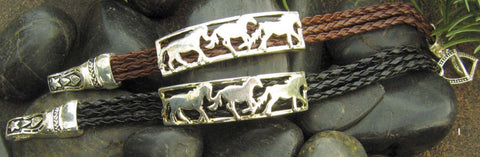 3 Running Horses Bracelet