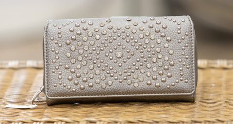 Silver Studded Wallet