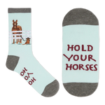 K.Bell Women's Hold Your Horses Crew Sock