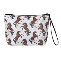 "Lila" Bay Horses Accessory Pouch with Wristlet