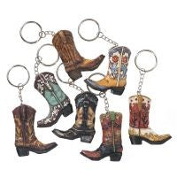 Cowboy Boot Keychain