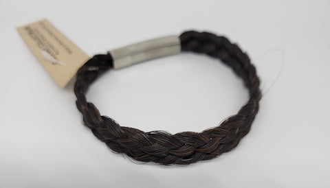Cowboy Collectibles Basket Weave Solid Tone Clasp Bracelet