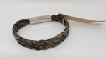 Cowboy Collectibles Basket Weave Solid Tone Clasp Bracelet
