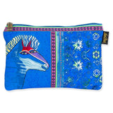 Cotton Canvas Cosmetic Bags - Horses
