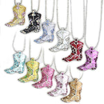 Cowgirl Boot Necklace