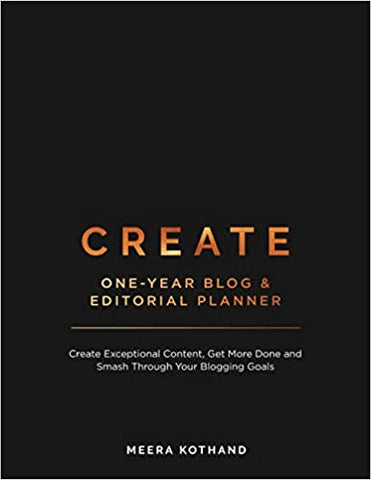 Create One-year Blog Planner