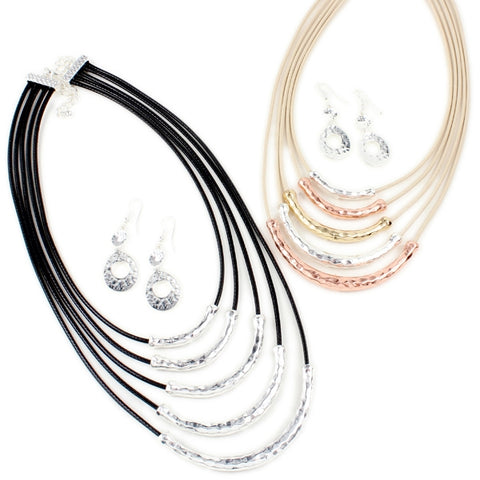 Cascade Necklace and Earring Set