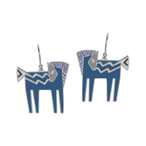 Temple Horse Earrings